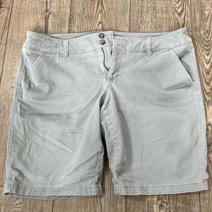 Gray American Eagle 12 Stretch Shorts 10” Inseam Grey